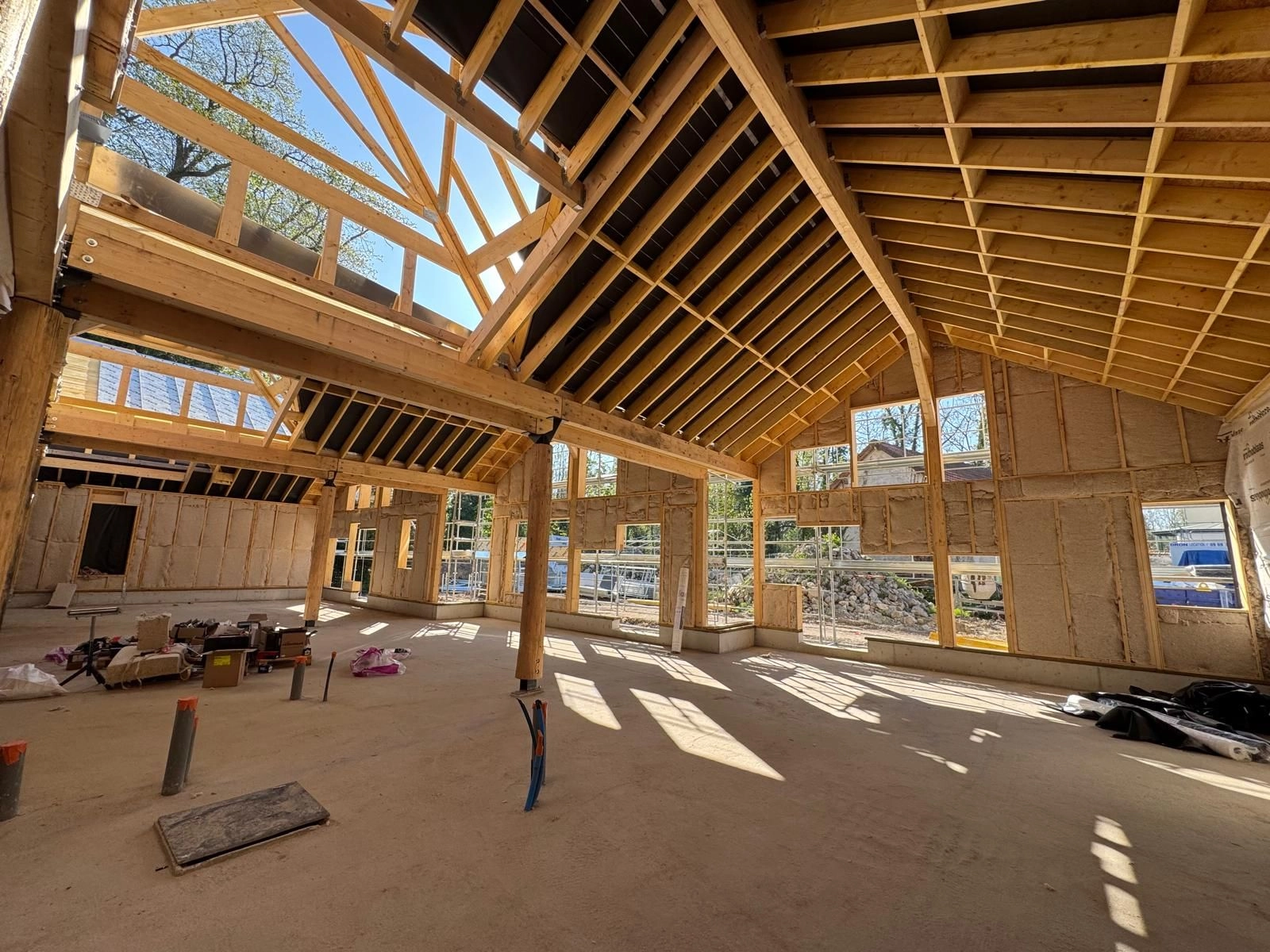 Intérieur de la crèche de Wissous isolé avec Biofib trio