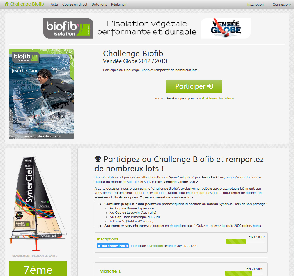 Ouverture du « Challenge Prescripteurs Biofib »