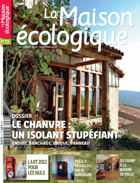 [Presse] La Maison écologique: Dossier sur le chanvre et l’écoconstruction